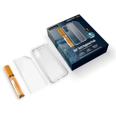 Folia ochronna PANZERGLASS do Samsung Galaxy S21 + spray i etui