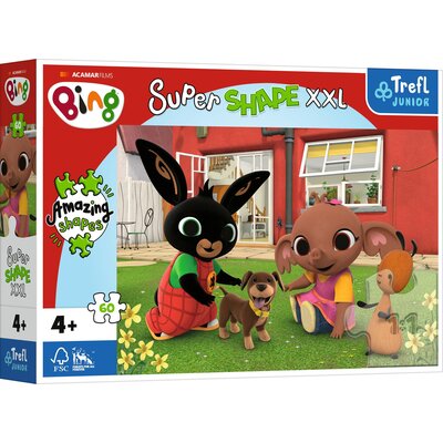 Puzzle TREFL Bing Zabawa z pieskiem 50013 (60 elementów)