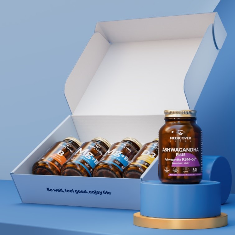 Medicover Vital MindfulWay kompleksowy dwumiesięczny zestaw suplementów, 1 zest.