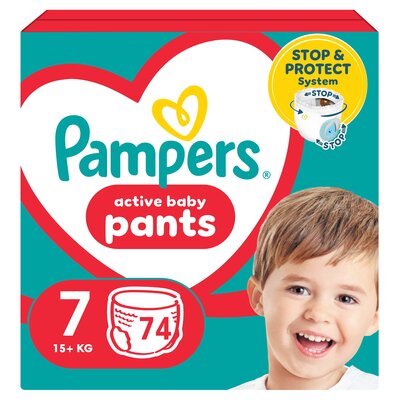 Pieluchomajtki PAMPERS Pants 7 XXL Large (74 szt.)