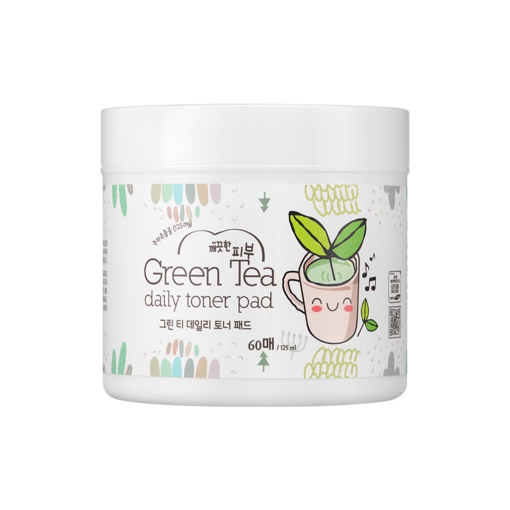 Esfolio Zielona Herbata płatki tonizujące do twarzy, 60 szt./1 opak.