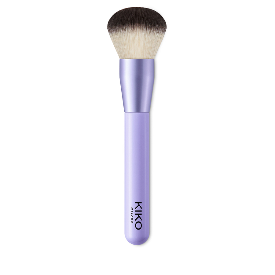 Kiko Milano Smart Brush okrągły pędzel do nakładania kosmetyków do twarzy w pudrze, 1 szt.