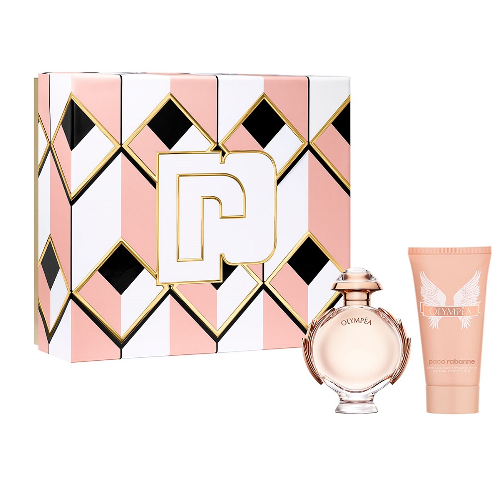 Paco Rabanne Olympea zestaw: woda perfumowana damska, 50 ml + balsam do ciała, 75 ml