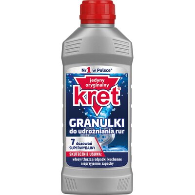 Granulki udrażniające do rur KRET 0.28 kg