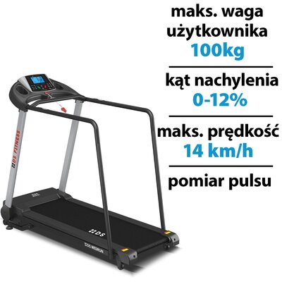Bieżnia elektryczna DEL SPORT MedRun 1470W 14km/h