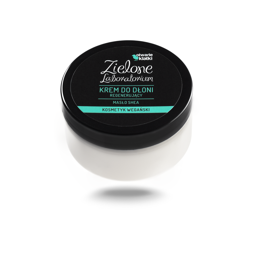 Zielone Laboratorium krem do dłoni regenerujący z masłem shea, 100 ml