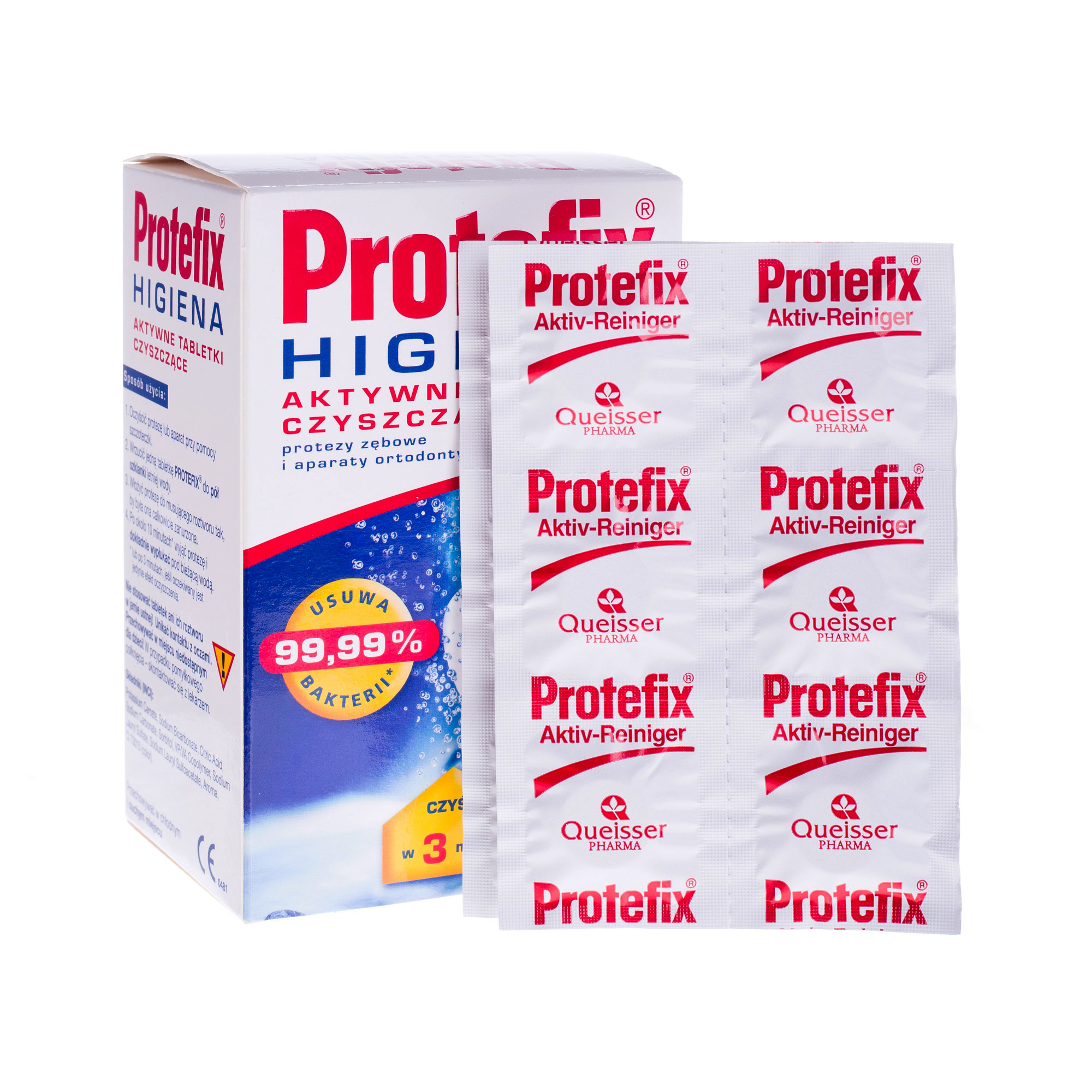 Protefix tabletki do czyszcz. protez, tabletki 66 szt.