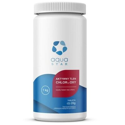 Chlor do basenu AQUASTAR Chlortix Oxy 1 kg