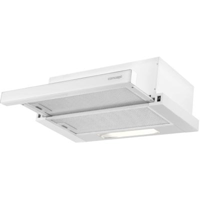 Okap CONCEPT OPV3560WH Białe szkło 301m3/h 64dB klasa C