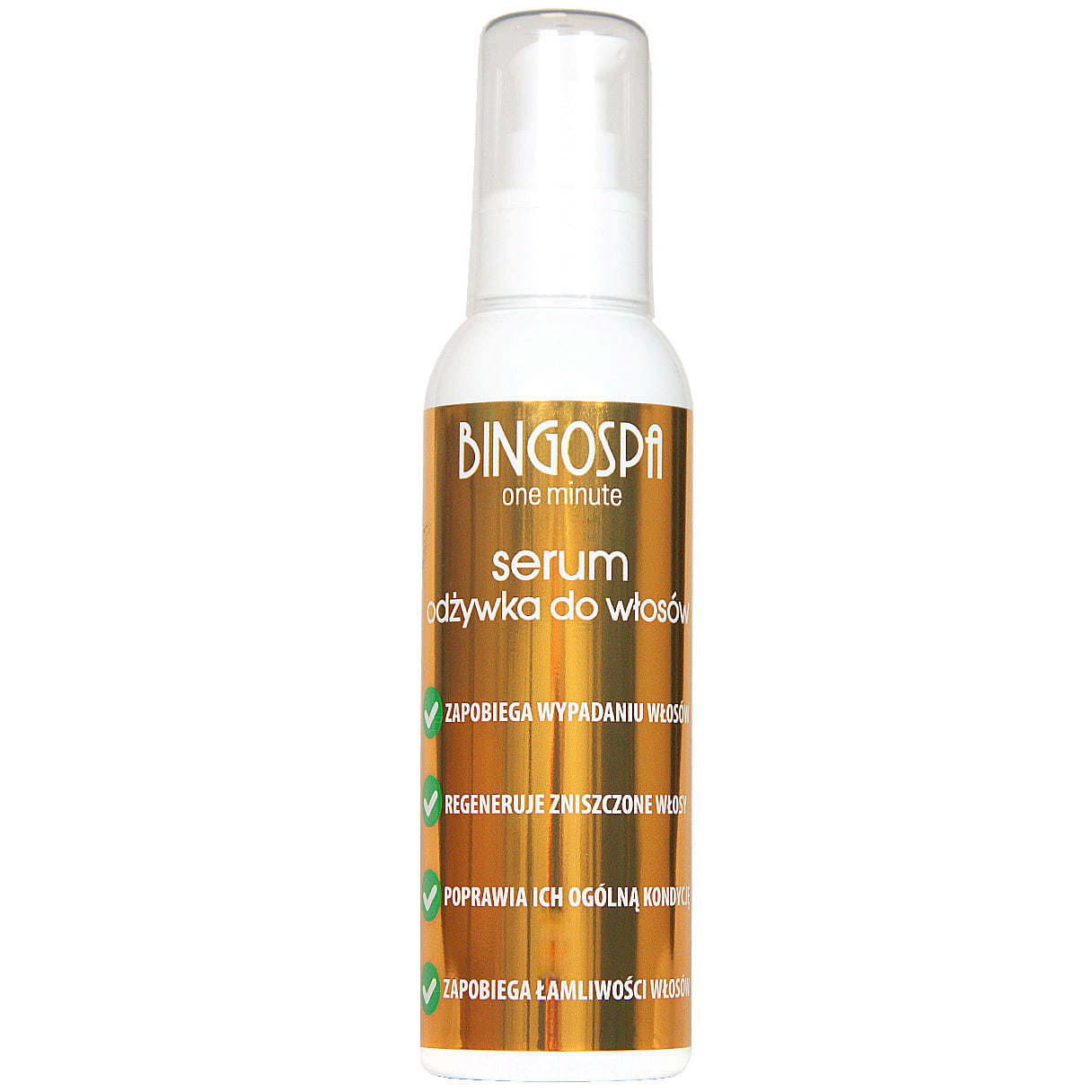 Bingospa One Minute serum odżywka do włosów olej arganowy komórki macierzyste cytrusów, 150 g