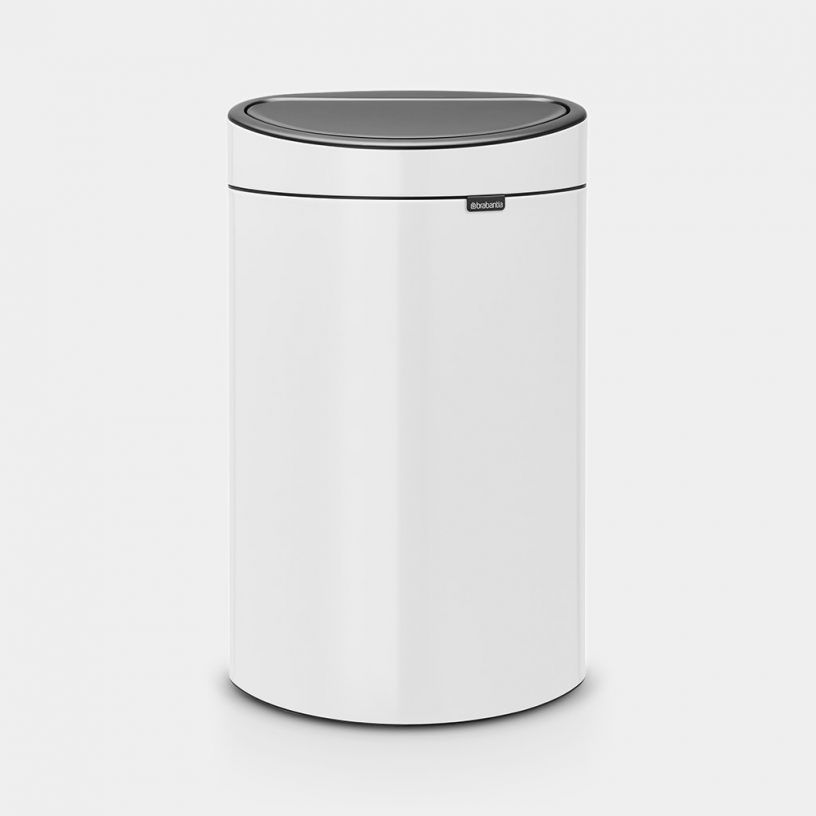 Brabantia - Kosz dotykowy TOUCH BIN NEW 40L Biały