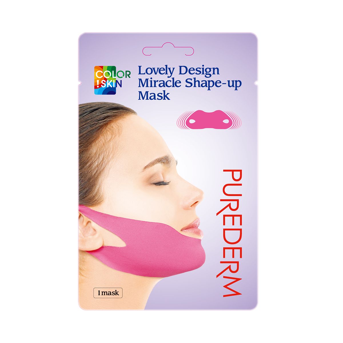 Purederm Shape-up modelująca maska na podbródek, 1 szt.