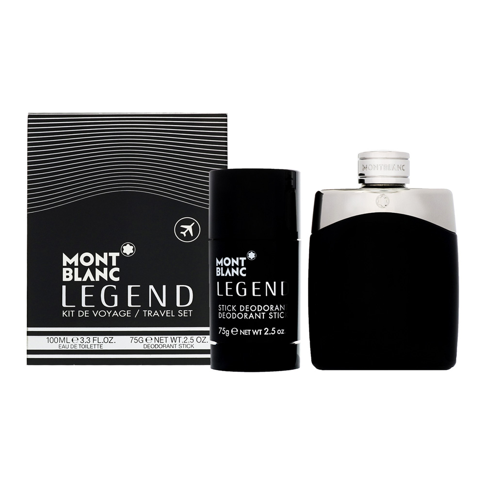 Mont Blanc Legend zestaw męski: woda toaletowa, 100 ml + dezodorant sztyft, 75 ml