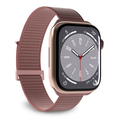 Pasek PURO Nylon Sport do Apple Watch do koperty 38/40/41/42mm Różowy