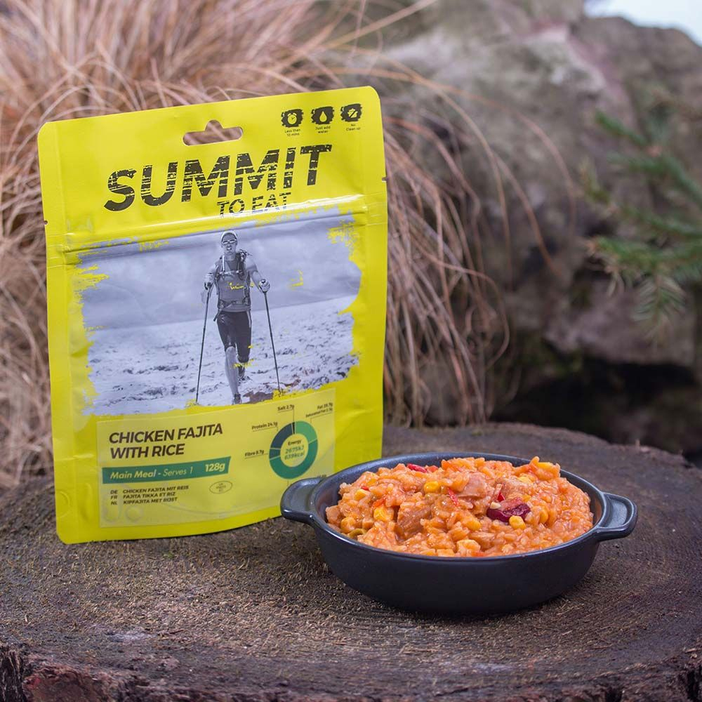 Liofilizat Summit to Eat FAJITA Z KURCZAKA z ryżem 128 g (na porcję 403 g, 604 kcal) - ONE SIZE