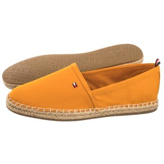 Espadryle Tommy Hilfiger Basic Tommy Flat Espadrille Rich Ohre FW0FW06497 SG3