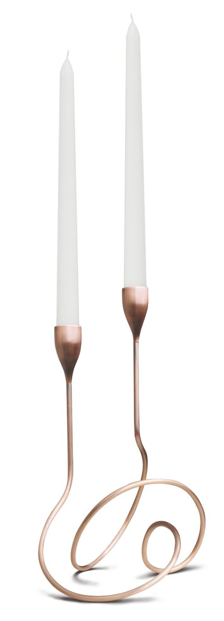 Black+Blum - Świecznik LOOP Antyczna miedź