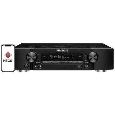 Amplituner MARANTZ NR1510 Czarny 5.2-kanałowy,  4K Ultra HD, DTS HD Master Audio, BT, AirPlay2, Wi-Fi, Multiroom HEOS