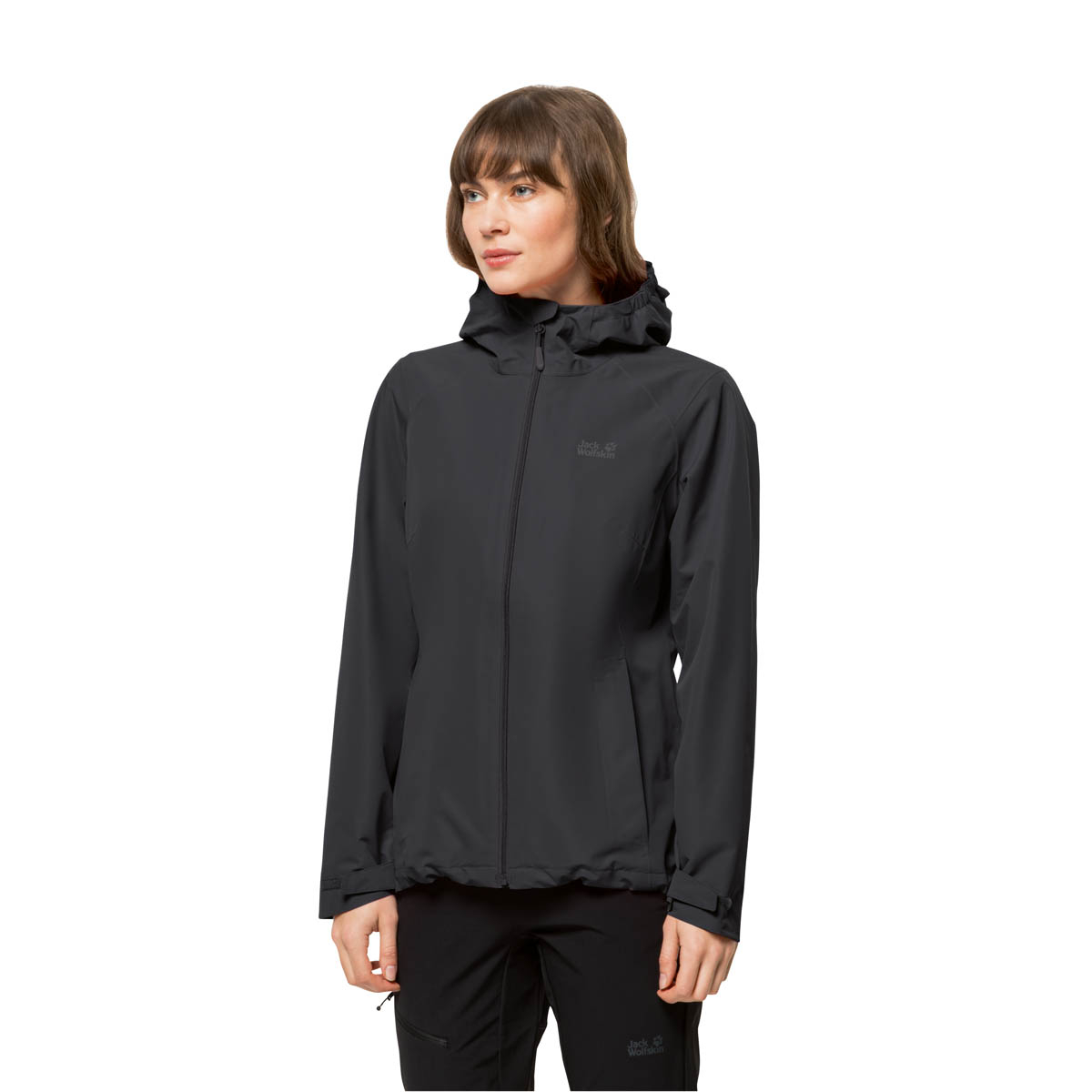 Damska kurtka przeciwdeszczowa Jack Wolfskin BESLER 2L JKT W black - M