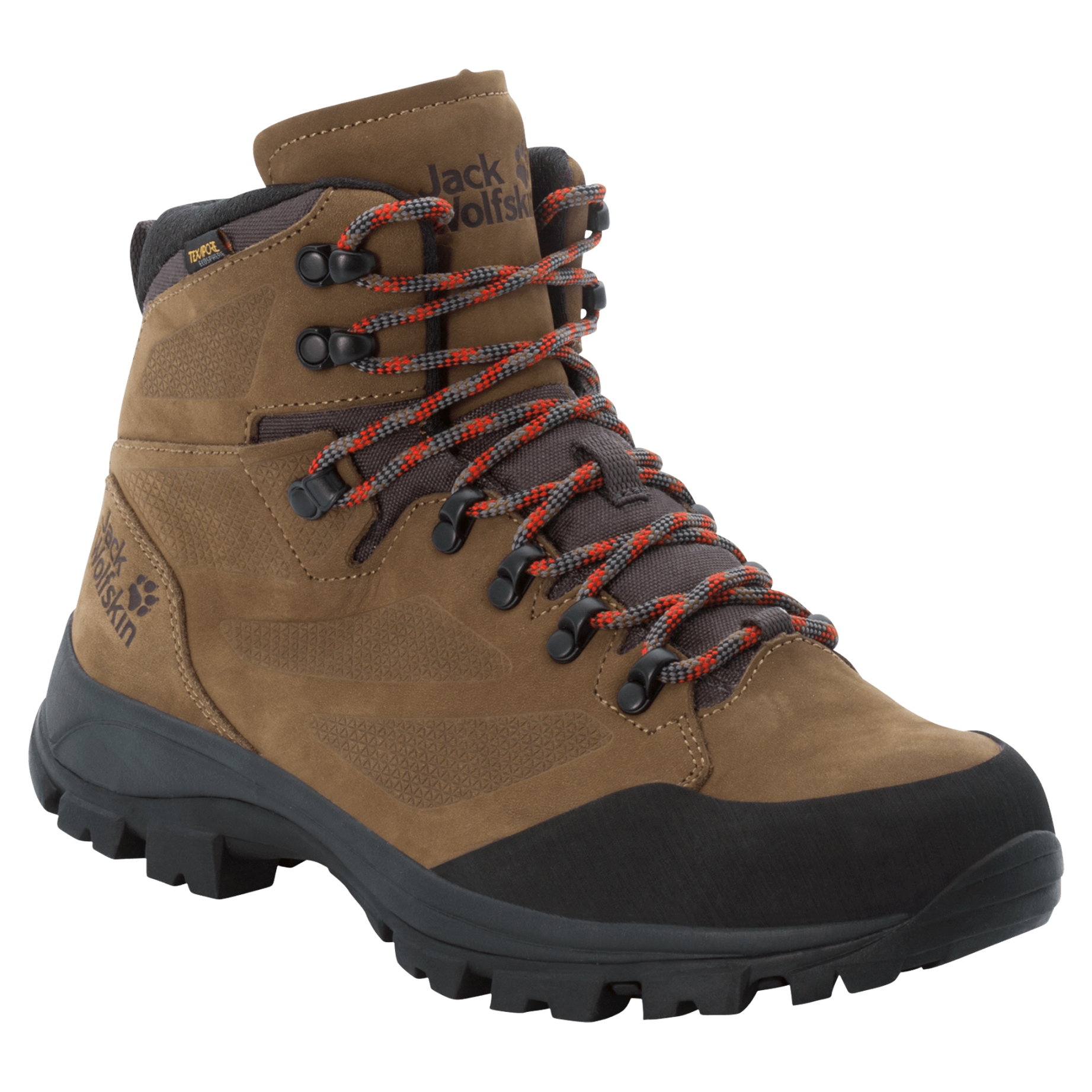 Męskie buty trekkingowe REBELLION TEXAPORE MID M brown / phantom - 43