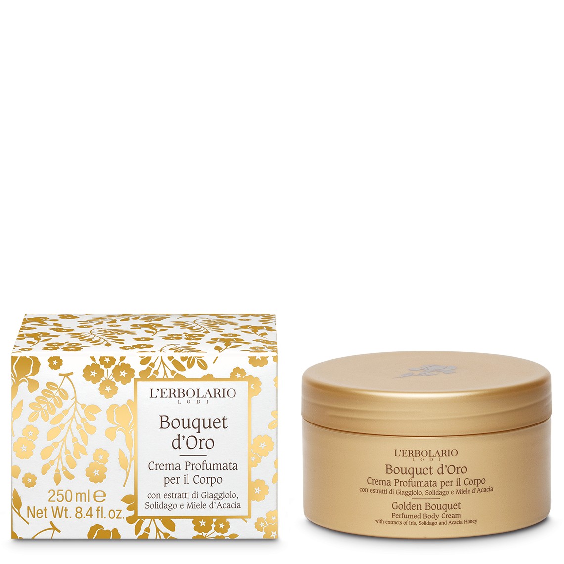 L'Erbolario Bouquet d’Oro perfumowany krem do ciała, 200 ml
