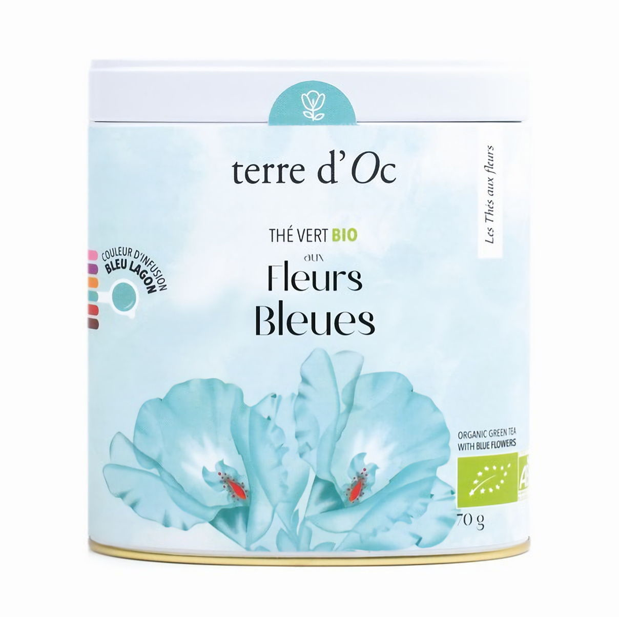 Terre d'Oc - Herbata zielona 70 g Organic Flowers Blue Flowers
