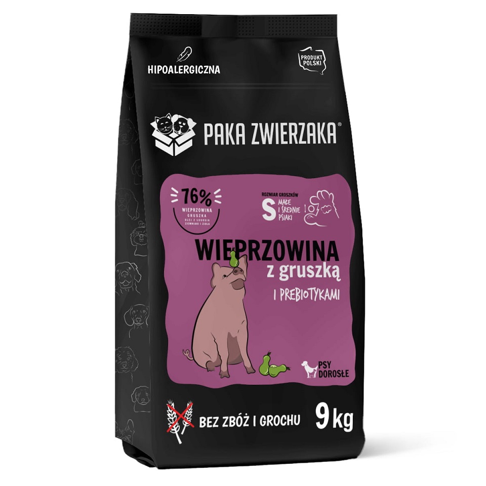 PAKA ZWIERZAKA Seventh Heaven Karma sucha Wieprzowina z gruszką S 9 kg