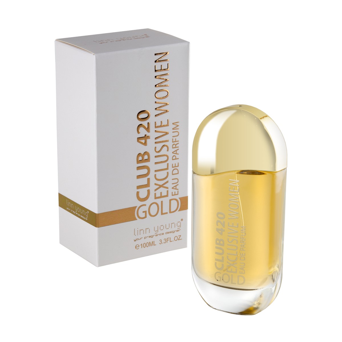Linn Young Club 420 Gold Exclusive Women woda perfumowana damska, 100 ml