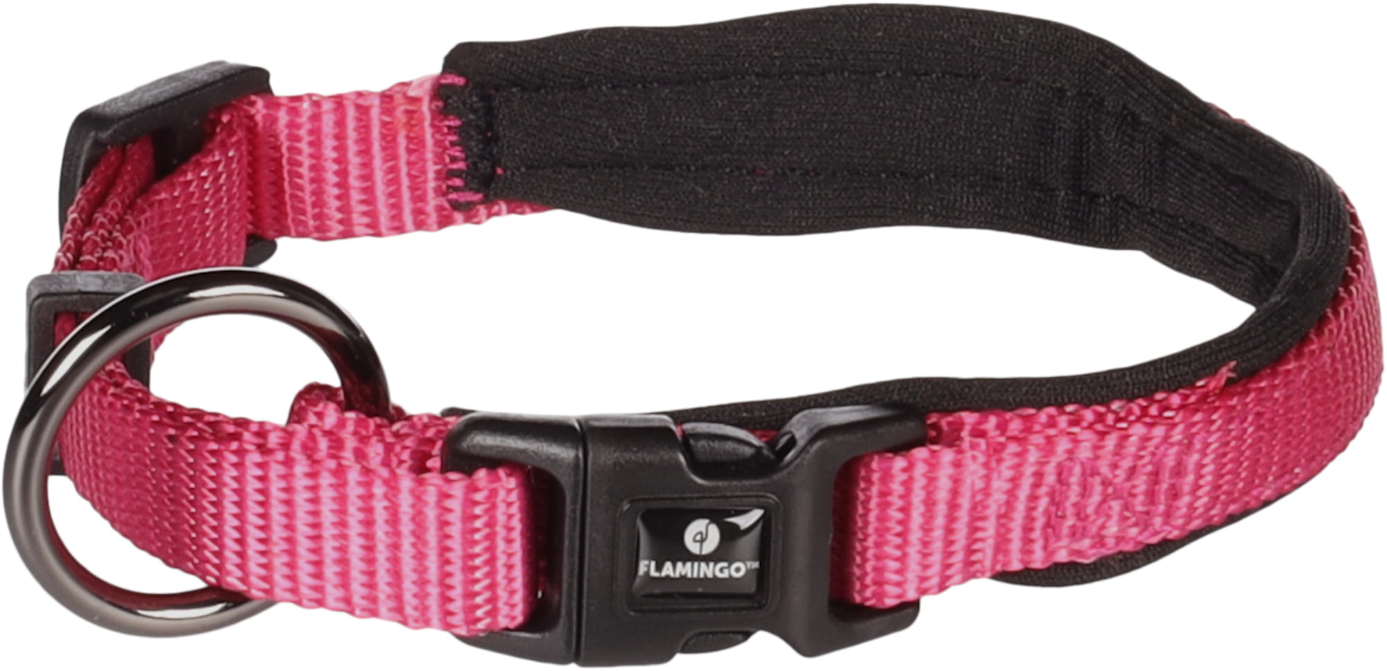 Flamingo Obroża dla psa Abbi bordowa