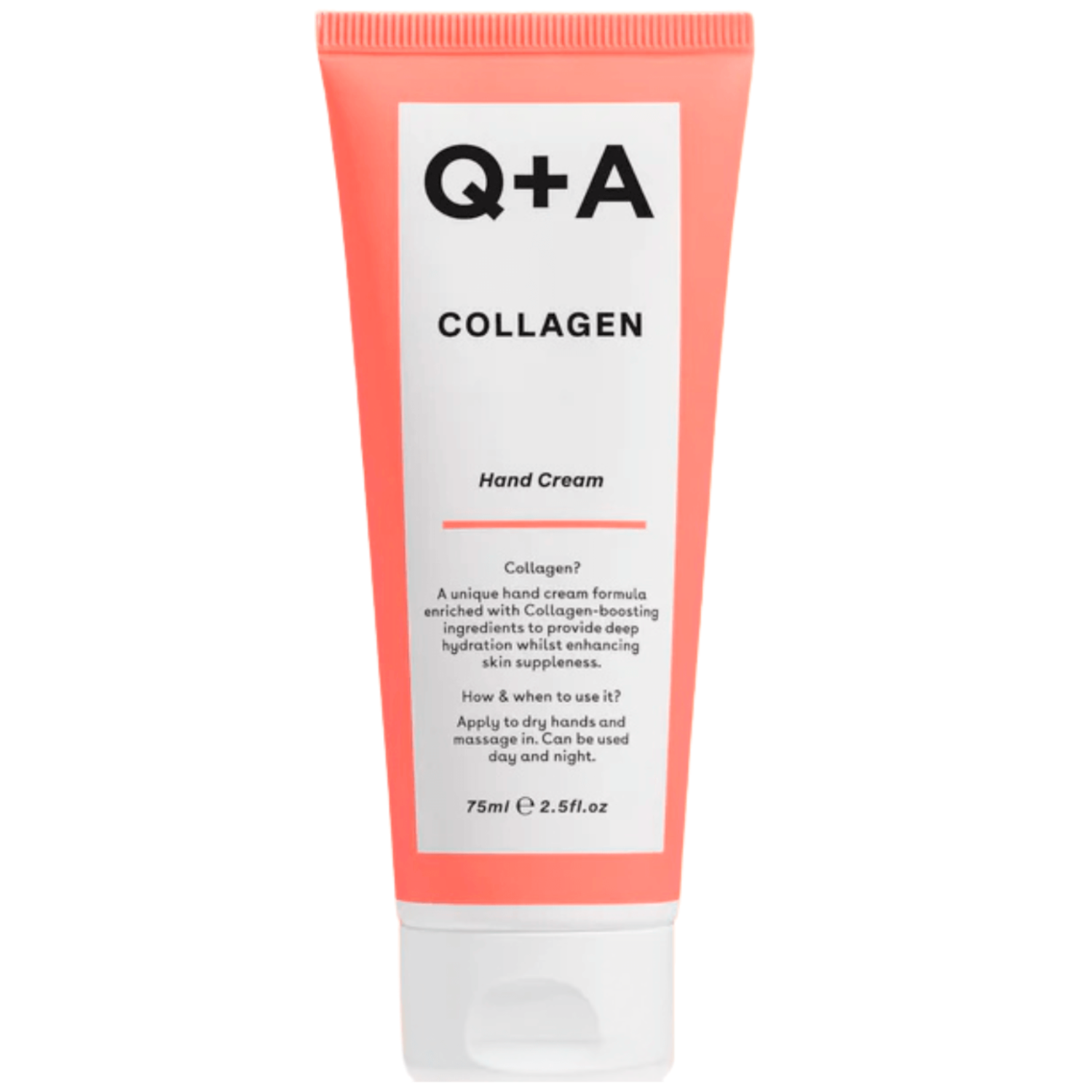 Q+A Collagen krem do rąk z kolagenem, 75 ml