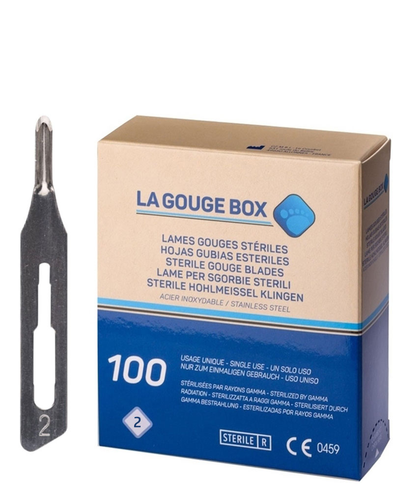 Dłutka La Gouge Box rozmiar 2, 100 szt.