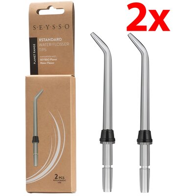 Oryginalna końcówka do irygatora SEYSSO Planet XStandard (2 szt.) (Do codziennej pielęgnacji)