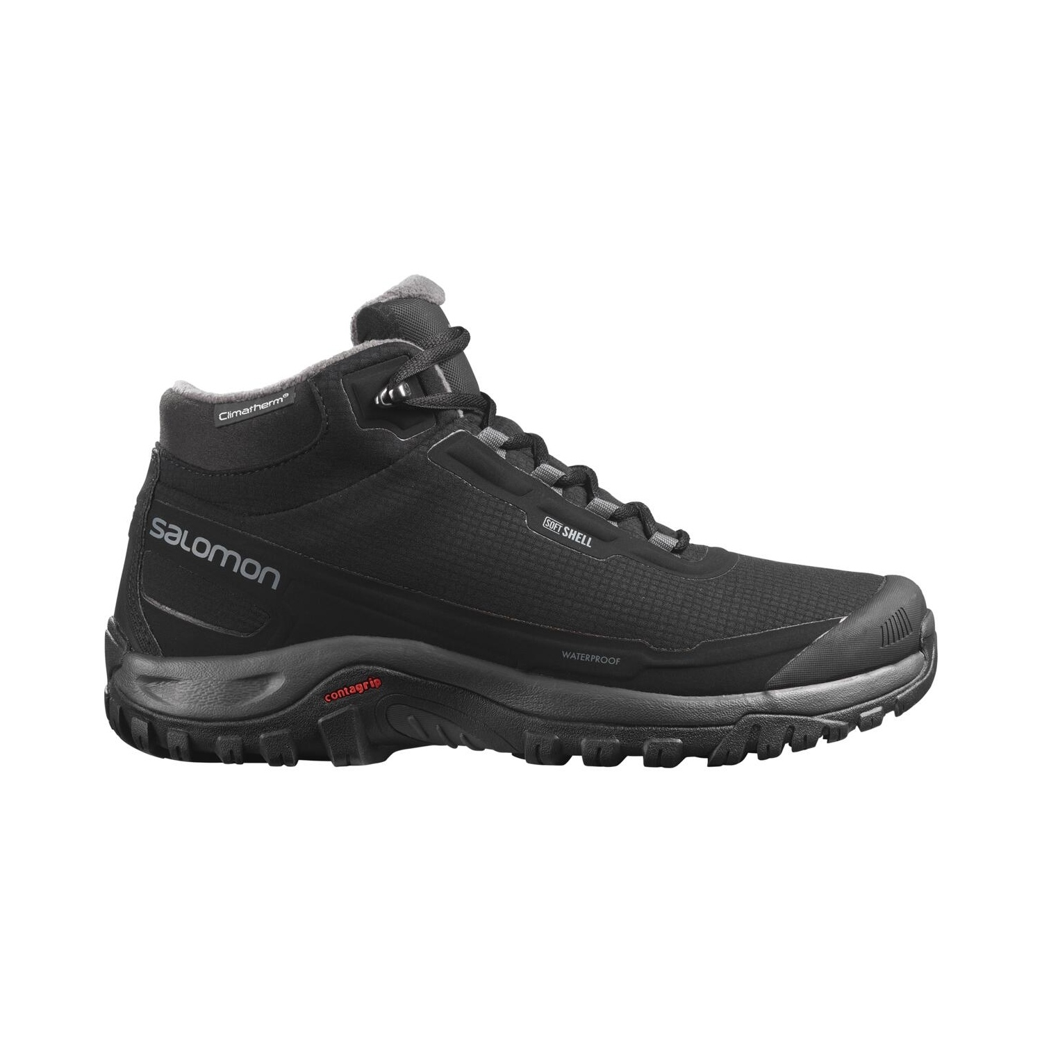 Męskie buty zimowe Salomon Shelter Climasalomon™ Waterproof black/ebony/black - 9