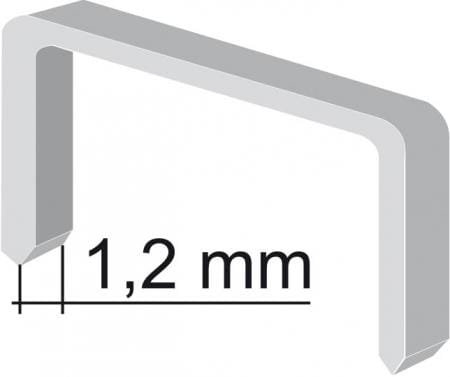 Zszywki 1,2 - 10 mm 1000 szt.
