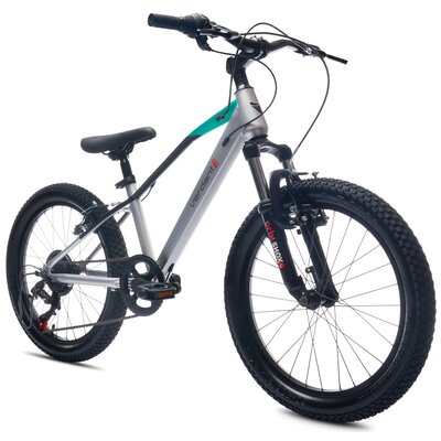 Rower dziecięcy SUN BABY Verdant 20 cali Srebrno-turkusowy