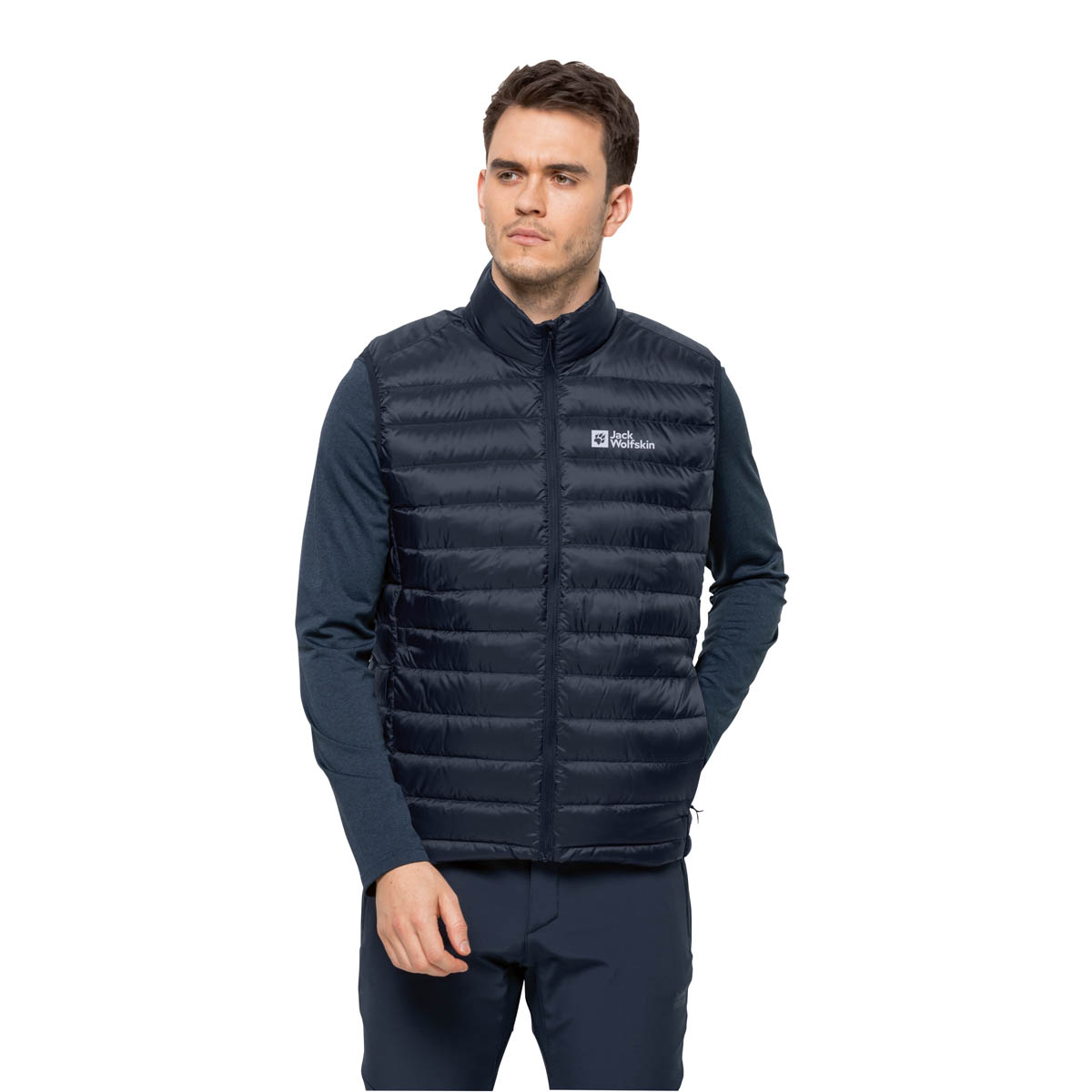 Męska kamizelka puchowa Jack Wolfskin PACK & GO DOWN VEST M night blue - S