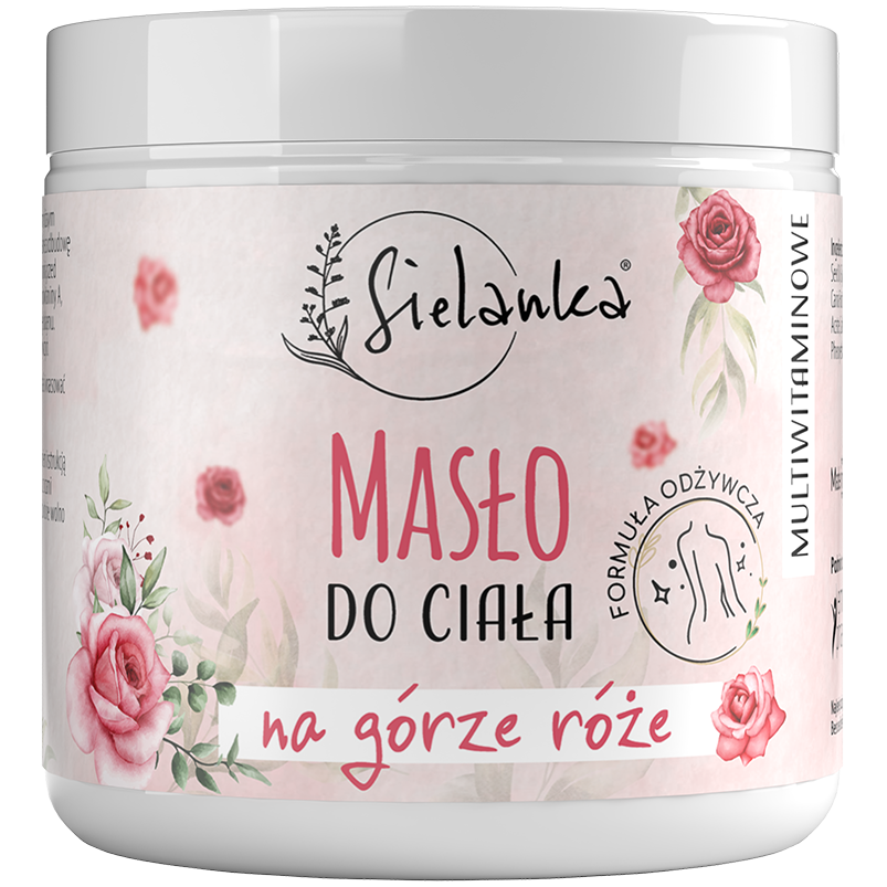 Sielanka Na Górze Róże multiwitaminowe masło do ciała, 250 ml