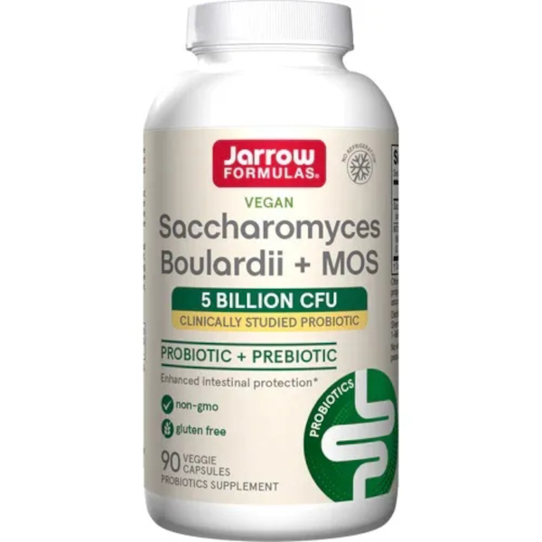 Jarrow Formulas Saccharomyces Boulardii + MOS suplement diety, 90 kaps./1 opak.
