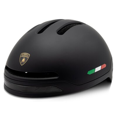 Kask LAMBORGHINI LA-AC-210002 Czarny z lampką (rozmiar M/L)