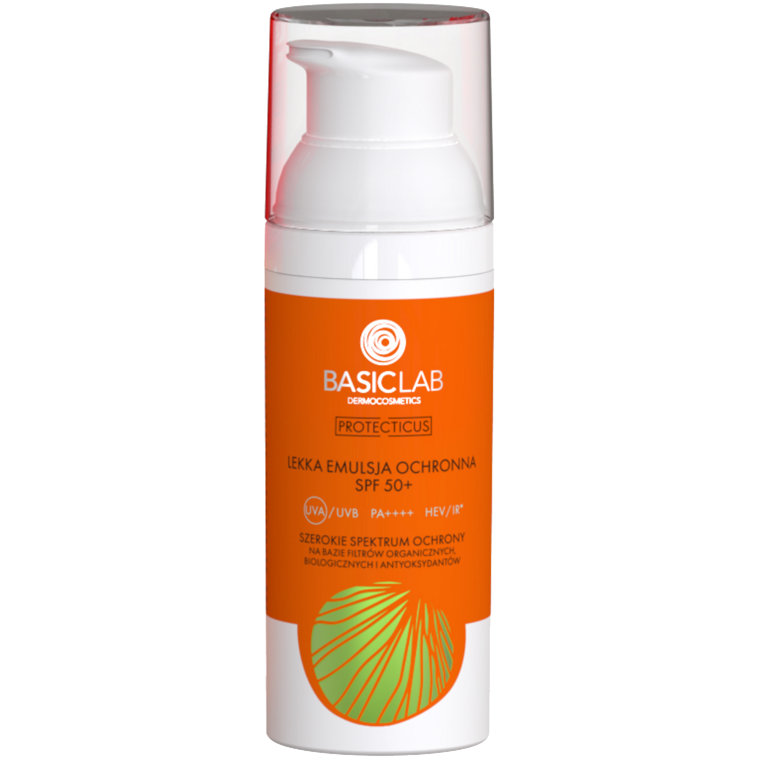Basiclab Protecticus emulsja do twarzy SPF50+, 50 ml