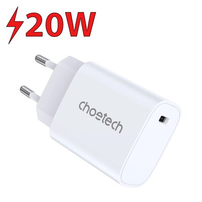 Ładowarka sieciowa CHOETECH Q5004 20W Biały (2 szt.)