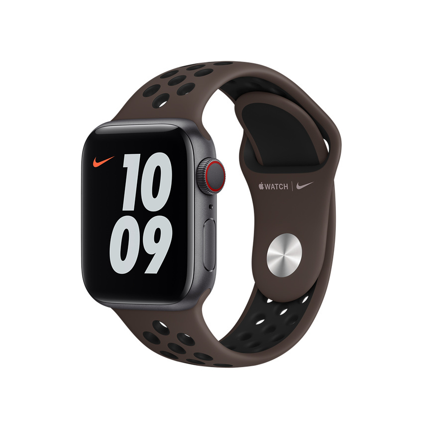 Apple Pasek sportowy Nike w kolorze Ironstone/czarnym do koperty 40 mm