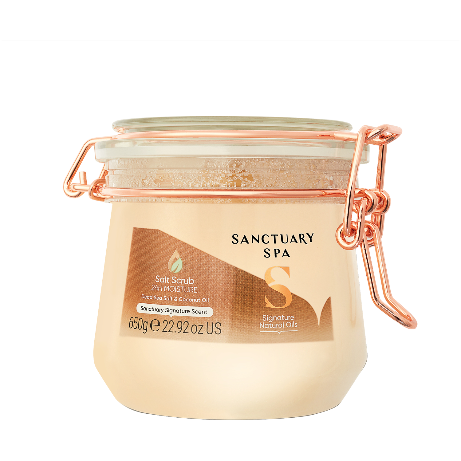 Sanctuary Spa Signature Natural peeling solny do ciała, 650 g
