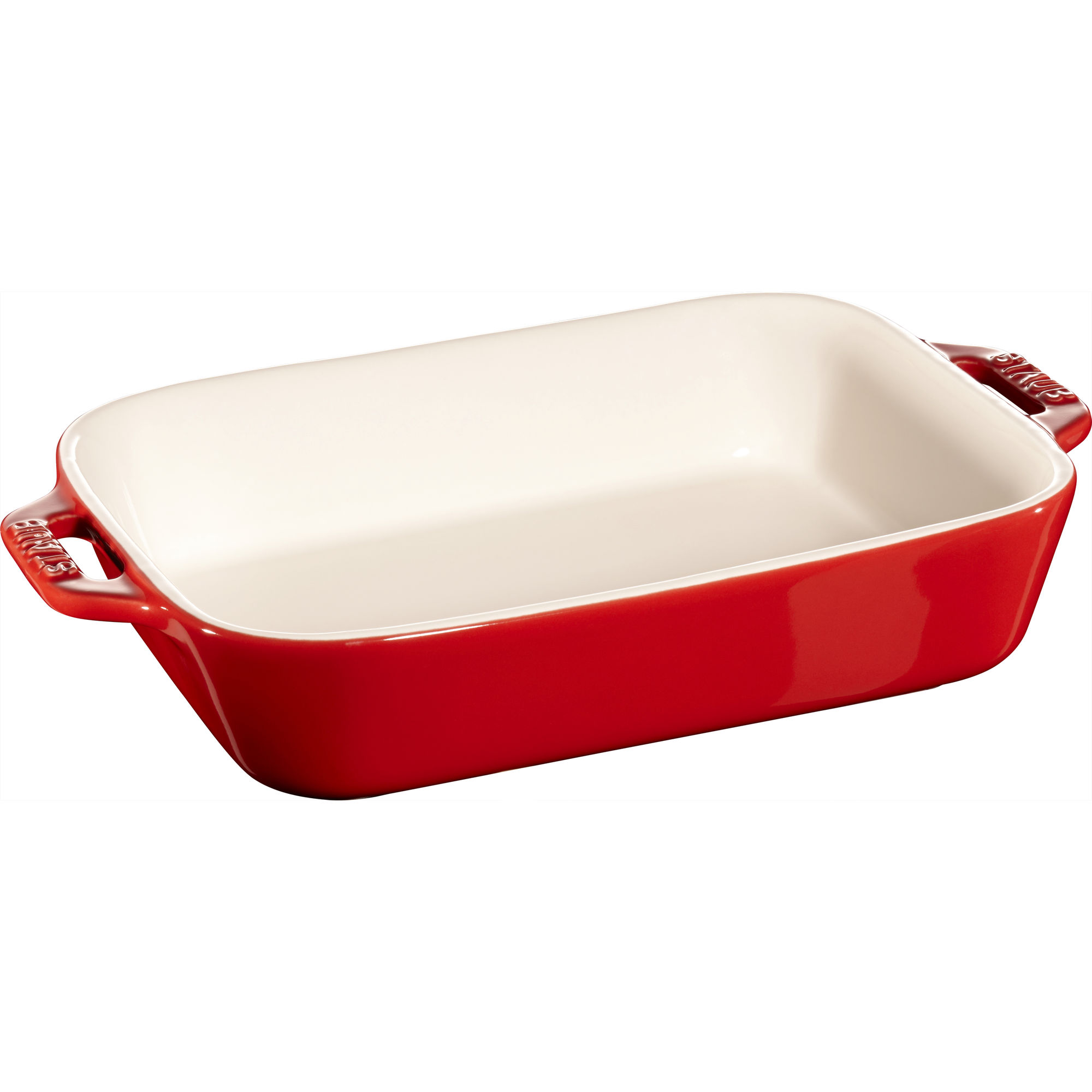 Staub - Prostokątny półmisek ceramiczny Cooking 1,1 L czerwony