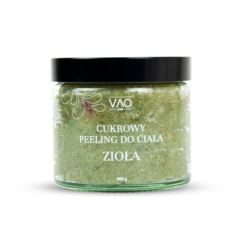 Vao Lab głęboko oczyszczający peeling do ciała zioła, 250 g