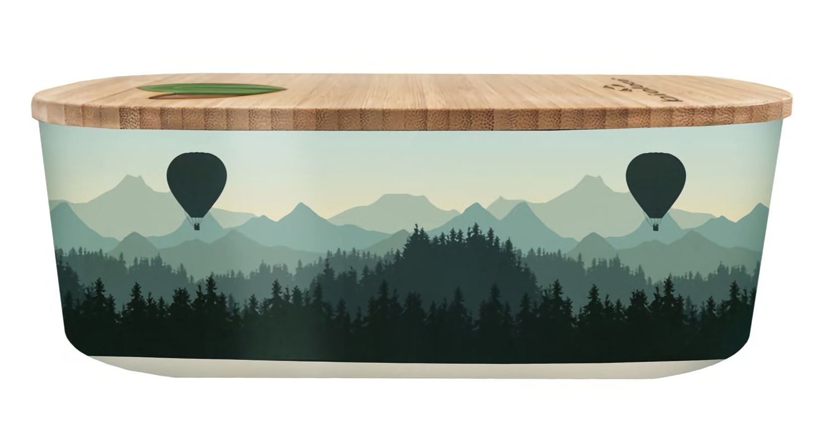 ChicMic - Lunchbox PLA z przegródką 800 ml AirBalloonVal
