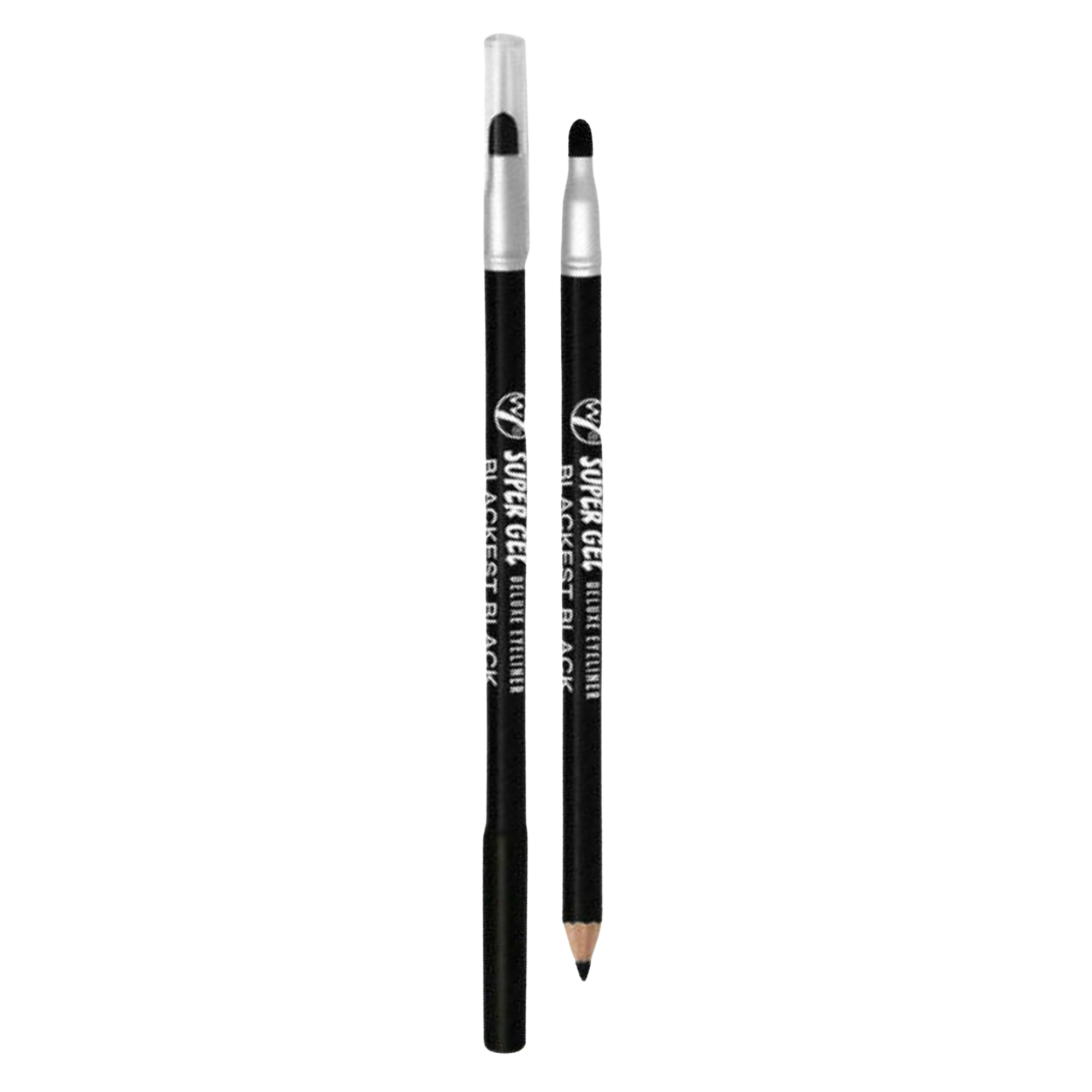 W7 Super Gel Deluxe Eyeliner żelowa kredka do oczu z gąbeczką Blackest Black 1,5 g