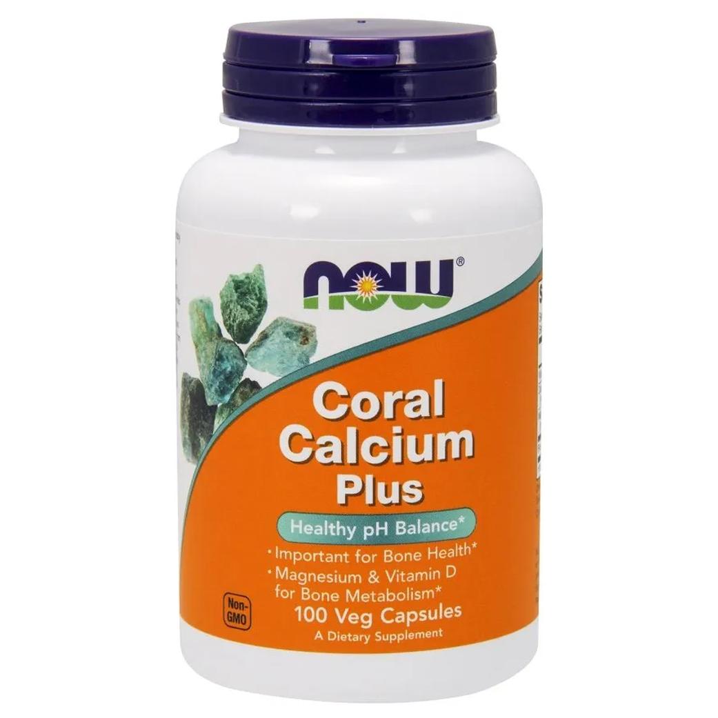 Now Foods Coral Calcium Plus suplement diety, wapno, 100 kaps./1 opak.