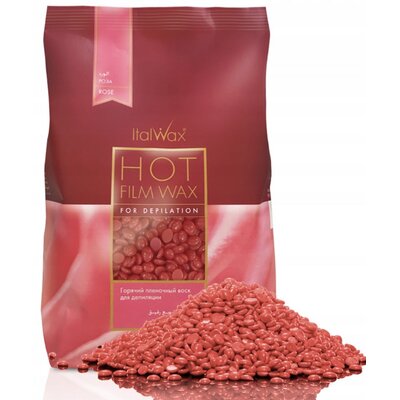 Wosk do depilacji ITALWAX Różany 1 kg