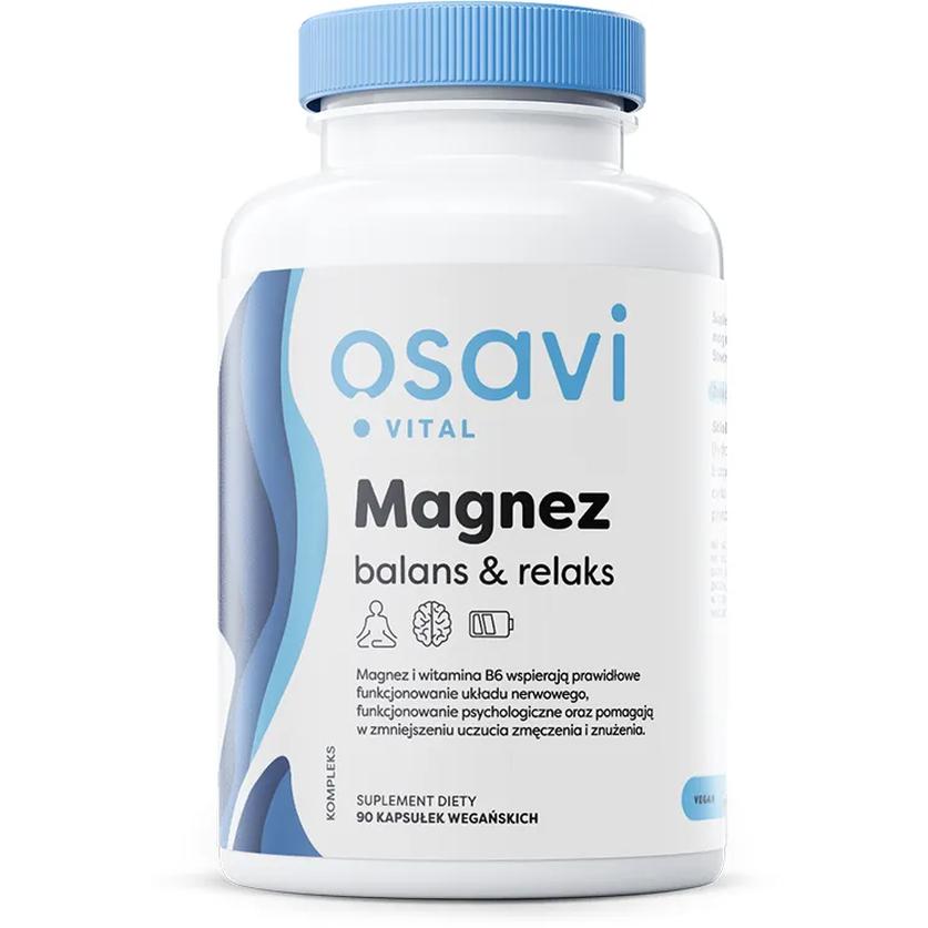 Osavi Balans & Relaks suplement diety magnez, 90 kaps./1 opak.